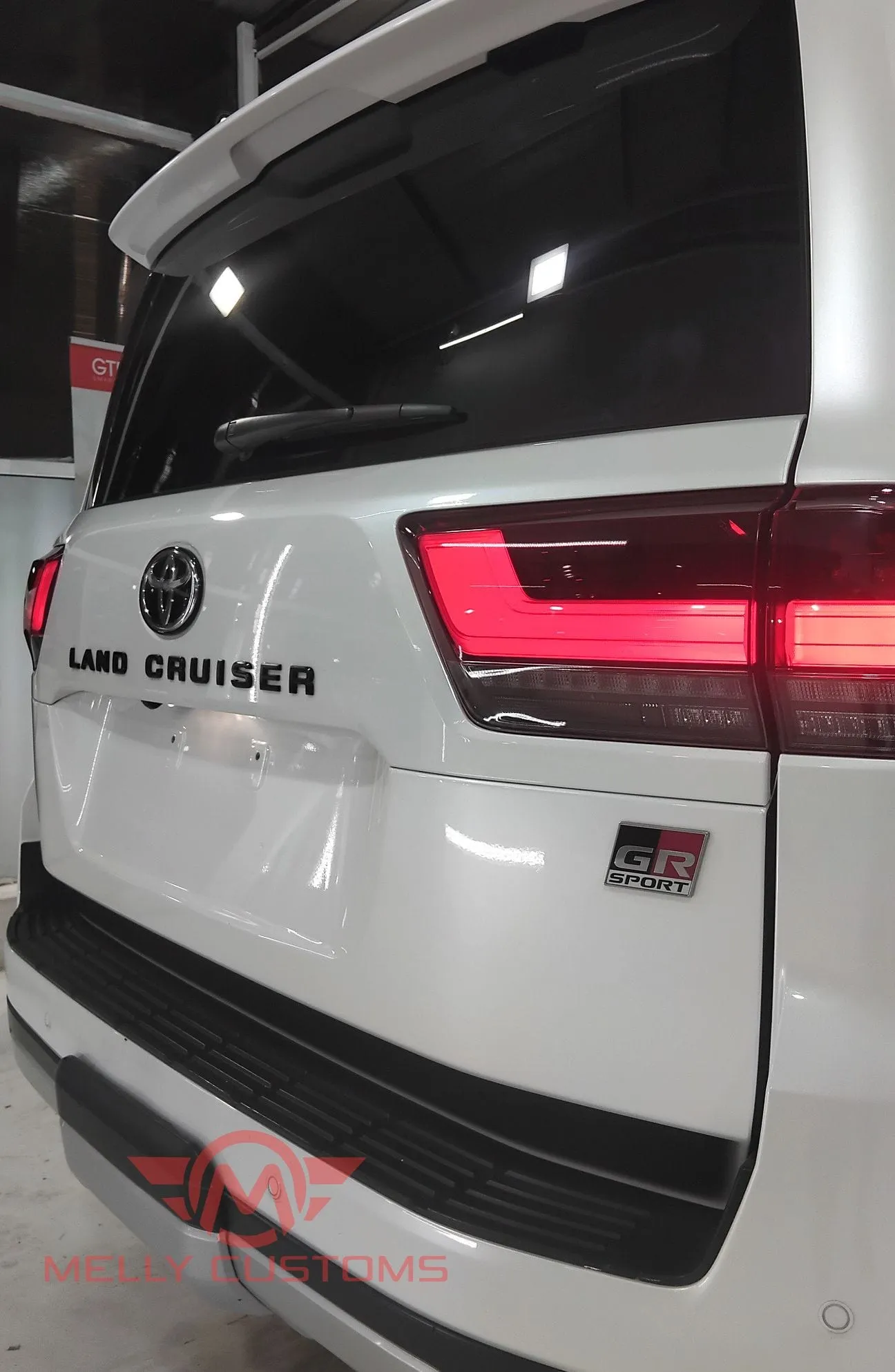 White Toyota Land Cruiser protected with paint protection film